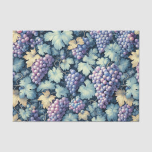 Papier Mousseline Découpage du Motif de raisins vintage