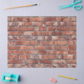 Papier Mousseline Découpage du mur de briques rouges (Artisanat)