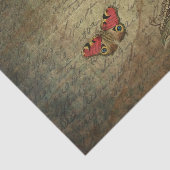 Papier Mousseline Découpage du papillon de Grunge (Détail)