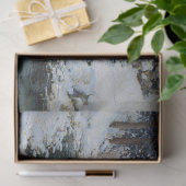 Papier Mousseline Découpage du paysage de la forêt d'hiver (Cadeau)