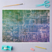 Papier Mousseline Découpage du plan directeur de l'ingénieur technol (Artisanat)