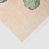 Papier Mousseline Découpage du Plante Fig. Fig. aquarelle (Détail)