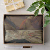 Papier Mousseline Découpage du portrait Blactfoot amérindien (Cadeau)