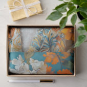 Papier Mousseline Découpage du portrait de caniche français blanc (Cadeau)