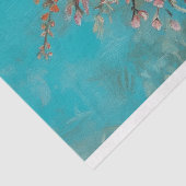 Papier Mousseline Découpage du portrait de caniche rose de Noël (Détail)