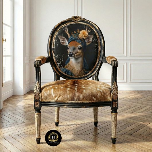 Papier Mousseline Découpage du portrait de cerfs de Victoria