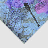 Papier Mousseline Découpage du repère postal de l'Hydrangée violette (Détail)