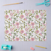 Papier Mousseline Découpage du Rose Boho rose (Artisanat)