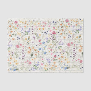 Papier Mousseline Découpage du script d'écriture manuscrite du Fleur