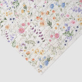 Papier Mousseline Découpage du script d'écriture manuscrite du Fleur (Détail)