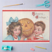 Papier Mousseline Découpage Edwardienne de l'Halloween vintage (Artisanat)