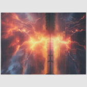 Papier Mousseline Decoupage Electric Reverie Lightening Show (Recto)