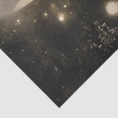 Papier Mousseline Découpage Élégante Couple Danser au clair de lune (Détail)