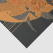 Papier Mousseline Découpage Élégante Dame À Halloween Tomber Dans To (Détail)