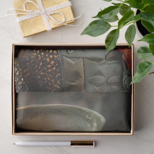 Papier Mousseline Découpage élégante dame Steampunk (Cadeau)