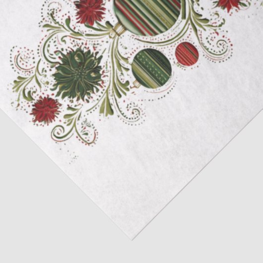 Papier Mousseline Découpage Éléments de vacances en cascade verticau (Détail)