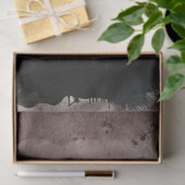 Papier Mousseline Découpage en aquarelle Western Cowboy (Cadeau)