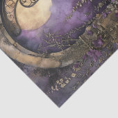 Papier Mousseline DÉCOUPAGE EN ARCHIVÉE DE LA Pleine lune ET DU JARD (Détail)