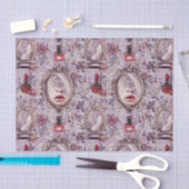 Papier Mousseline Découpage en bâton à lèvres Retro Maquillage Vanit (Artisanat)