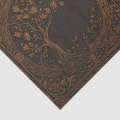 Papier Mousseline Découpage en bois autour des arbres (Détail)