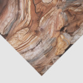 Papier Mousseline Découpage en bois pétrifié (Détail)