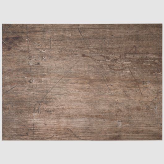 Papier Mousseline Découpage en bois rustique (Recto)