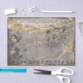 Papier Mousseline Découpage en marbre français (Artisanat)