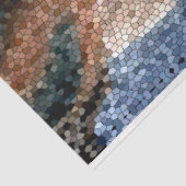 Papier Mousseline Découpage en mosaïque du désert sud-ouest de Kokop (Détail)