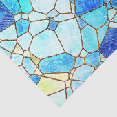 Papier Mousseline Découpage en verre de mer (Détail)