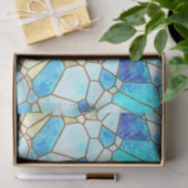 Papier Mousseline Découpage en verre de mer (Cadeau)