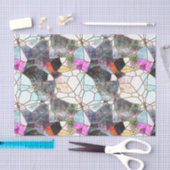 Papier Mousseline Découpage en verre foncé (Artisanat)