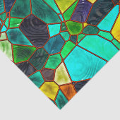 Papier Mousseline Découpage en verre Ocean Seaglass (Détail)