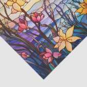 Papier Mousseline Découpage en verre tendu (Détail)