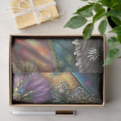 Papier Mousseline Découpage Enchantant Arlequin Lady Clown (Cadeau)