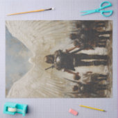 Papier Mousseline Découpage Enfants du matin de Pâques Jésus Arose (Artisanat)