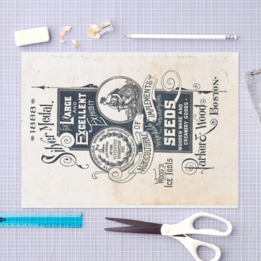 Papier Mousseline Découpage Ephemera (Artisanat)