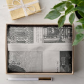 Papier Mousseline Découpage Ephémère de l'architecture en fer fondu  (Cadeau)