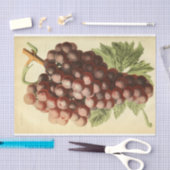 Papier Mousseline Découpage Ephémère de vin rouge violet (Artisanat)