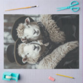 Papier Mousseline Découpage Épouse Vintage du mari Mouton (Artisanat)