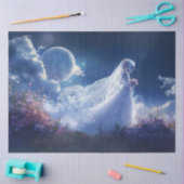 Papier Mousseline Découpage Fantastique Squelette Dreamy Mariage (Artisanat)