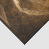 Papier Mousseline Decoupage Fantasy White Rabbit Timekeeper Art (Détail)