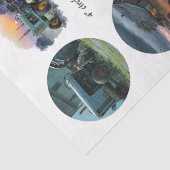 Papier Mousseline Decoupage Farm Life 4" Coaster Set Rustic  (Détail)