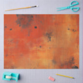 Papier Mousseline Découpage Faux Brûlé Orange Noir Occident Thème (Artisanat)