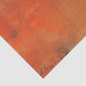 Papier Mousseline Découpage Faux Brûlé Orange Noir Occident Thème (Détail)