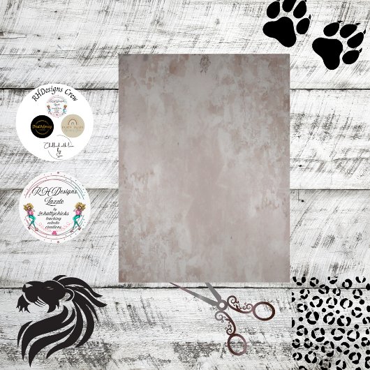 Papier Mousseline Découpage Faux Finish Vieillissant Distressed Plas