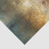 Papier Mousseline Découpage Faux Finition Abstrait Bleu Brown Blanc (Détail)