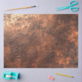 Papier Mousseline Découpage Faux Finition Cuivre Rustique Finition (Artisanat)