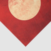 Papier Mousseline Découpage Faux Japonais Sun & Red White Swils (Détail)