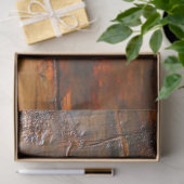 Papier Mousseline Découpage Faux texturés Couleur cuivre fini (Cadeau)