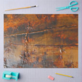 Papier Mousseline Découpage Faux texturés Couleur cuivre fini (Artisanat)